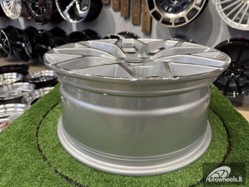 Ratlankis R18x7  4X100  ET  30  60.1  B1449  Polished Silver (MS)  For SMART  (K7+P2)  ( HAXER Front+Rear)