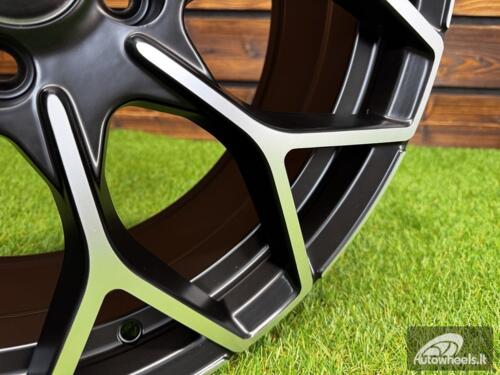 Ratlankis R16x5.5  4X100  ET  30  60.1  B1449  Black Polished Half Matt (MBHM)  For SMART  (P2+P+Z2)  (HAXER Front+Rear)