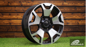 Ratlankis R18x7.5  6X139.7  ET  25  106  B1460  Black Polished (MB)  For TOYOT  (Z2)  ()