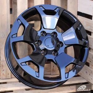 Ratlankis R18x7.5  6X139.7  ET  25  106.1  B1460  Black (BL)  For TOYOT  (R)  (4x4)