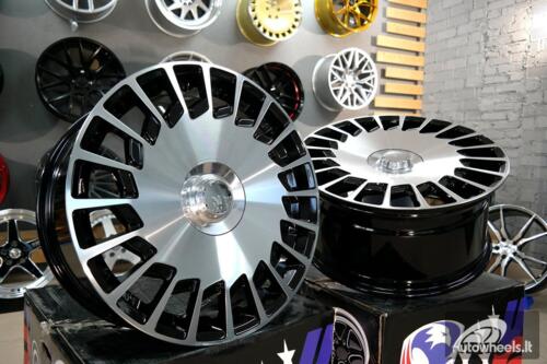 Ratlankis R19x8.5  5X112  ET  35  66.6  B1464  Black Polished (MB)  For MER  (Z4+Z1)  (MAYBACH (Front+Rear))