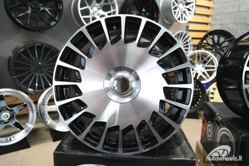 Ratlankis R19x8.5  5X112  ET  35  66.6  B1464  Black Polished (MB)  For MER  (Z4+Z1)  (MAYBACH (Front+Rear))