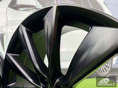 Ratlankis R22x9  5X120  ET  35  64.1  B1469  Black Half Matt (BLHM)  For RACIN  (P)  ((Rear+Front) TESLA Model S)