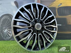 Ratlankis R18x7.5  5X112  ET  52  66.5  B1490  Black Polished (MB)  For MER  (Z1)  ((max 980kg)(V-Class/Vito))