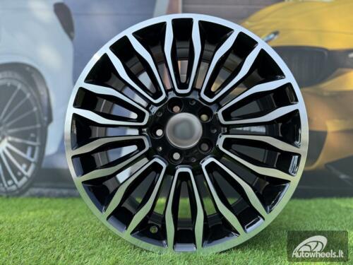Ratlankis R18x7.5  5X112  ET  52  66.5  B1490  Black Polished (MB)  For MER  (Z1)  ((max 980kg)(V-Class/Vito))