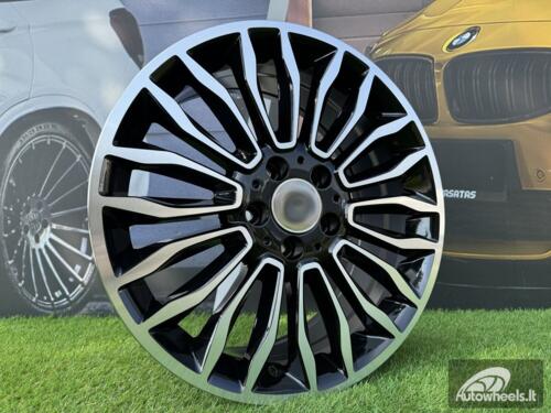 Ratlankis R18x7.5  5X112  ET  52  66.5  B1490  Black Polished (MB)  For MER  (Z1)  ((max 980kg)(V-Class/Vito))