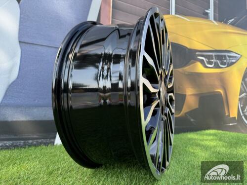 Ratlankis R18x7.5  5X112  ET  52  66.5  B1490  Black Polished (MB)  For MER  (Z1)  ((max 980kg)(V-Class/Vito))