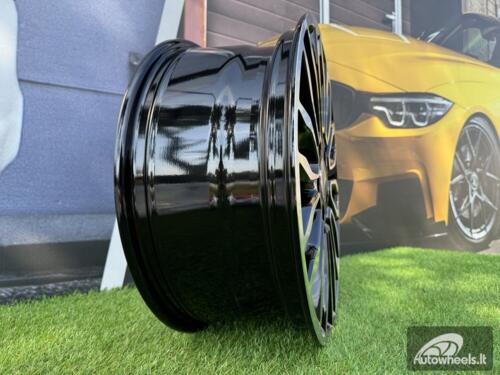 Ratlankis R18x7.5  5X112  ET  52  66.5  B1490  Black Polished (MB)  For MER  (Z1)  ((max 980kg)(V-Class/Vito))