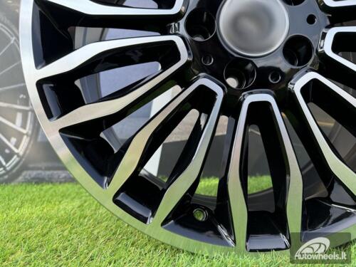 Ratlankis R18x7.5  5X112  ET  52  66.5  B1490  Black Polished (MB)  For MER  (Z1)  ((max 980kg)(V-Class/Vito))