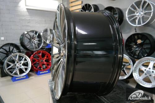 Ratlankis R19x8.5  5X112  ET  35  66.6  B1499  Hyper Black (HB)  For MER  (Z1)  (Rear+Front)