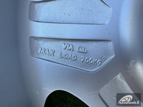 Ratlankis R18x9.5  5X112  ET  35  66.6  B1563  Silver+Polished Lip (SP)  For MER  (P2+Z1+Z3)  (MONOBLOCK Style Rear+Front)