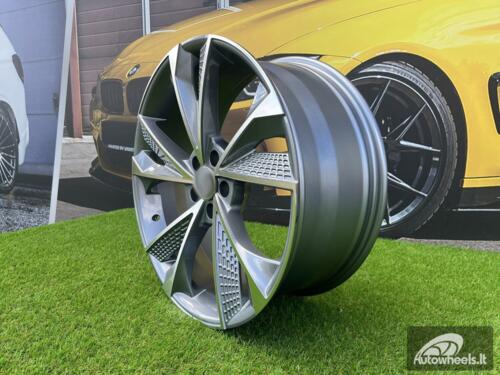 Ratlankis R18x8  5X112  ET  35  66.5  B1566  Grey Polished (MG)  For AUD  (Z2)