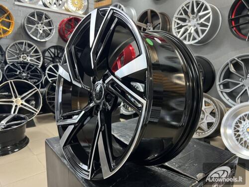 Ratlankis R20x9  5X112  ET  31  66.5  B1571  Black Polished (MB)  For AUD  (Z3)