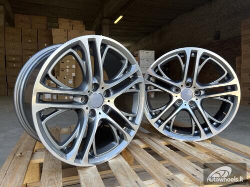 Ratlankis R20x8.5  5X120  ET  38  72.6  B1600  Grey Polished+Powder Coating (MGPC)  For BMW  (P)  (Rear+Front For BMW X3)