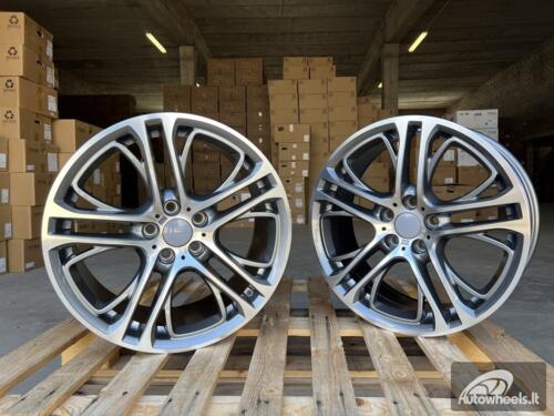 Ratlankis R20x10  5X120  ET  51  72.6  B1600  Grey Polished+Powder Coating (MGPC)  For BMW  (P)  (Rear+Front For BMW X3)