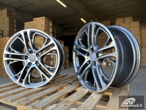 Ratlankis R20x10  5X120  ET  51  72.6  B1600  Grey Polished+Powder Coating (MGPC)  For BMW  (P)  (Rear+Front For BMW X3)