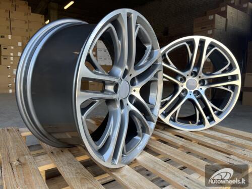 Ratlankis R20x10  5X120  ET  51  72.6  B1600  Grey Polished+Powder Coating (MGPC)  For BMW  (P)  (Rear+Front For BMW X3)