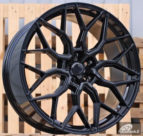 Ratlankis R23x10.5  5X112  ET  25  66.5  B1604  Black (BL)  For RACIN  (Z4)  (STYLE VOSSEN)