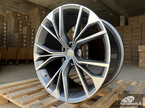 Ratlankis R21x10  5X112  ET  20  66.5  B1624  Grey Polished (MG)  For AUD  (P)  (Q7/Q8 )