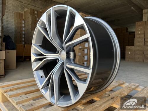 Ratlankis R21x10  5X112  ET  20  66.5  B1624  Grey Polished (MG)  For AUD  (P)  (Q7/Q8 )