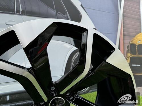 Ratlankis R22x10  5X112  ET  21  66.5  B1637  Black Polished (MB)  For AUD  (P)