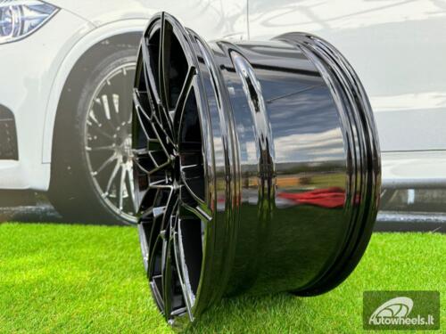 Ratlankis R19x8  5X120  ET  36  72.6  B1674  Black (BL)  For BMW  (P+Z4)  (Rear+Front)