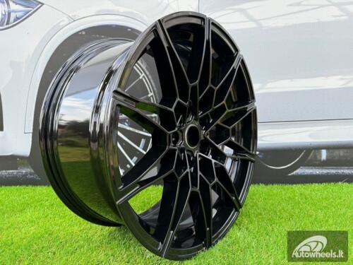 Ratlankis R19x8  5X120  ET  36  72.6  B1674  Black (BL)  For BMW  (P+Z4)  (Rear+Front)