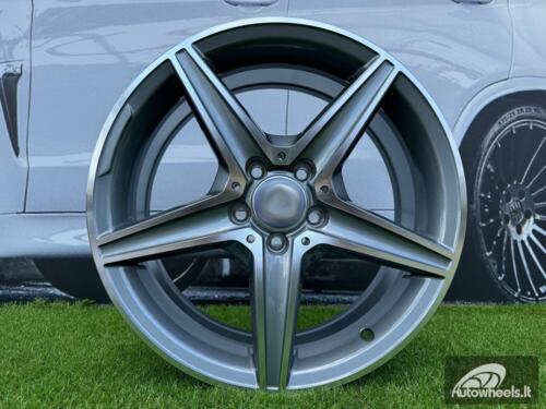 Ratlankis R19x8  5X112  ET  43  66.6  B5052  (IND5376)  Grey Polished (MG)  For MER  (K7)  ()