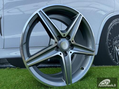 Ratlankis R19x8  5X112  ET  43  66.6  B5052  (IND5376)  Grey Polished (MG)  For MER  (K7)  ()