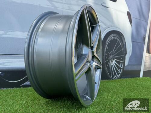 Ratlankis R19x8  5X112  ET  43  66.6  B5052  (IND5376)  Grey Polished (MG)  For MER  (K7)  ()