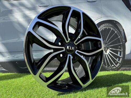 Ratlankis R17x7  5X114.3  ET  50  67.1  B5110  Black Polished (MB)  For KIA  (R)