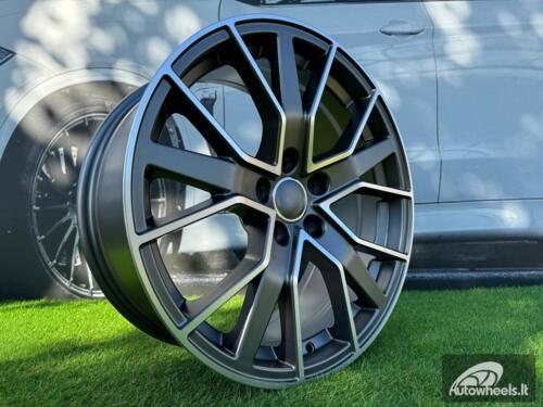 Ratlankis R22x9.5  5X112  ET  31  66.5  B5131  Grey Polished (MG)  For AUD  (K4)