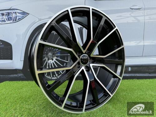 Ratlankis R21x9  5X112  ET  30  66.5  B5131  (IN5348)  Black Polished (MB)  For AUD  (K7)