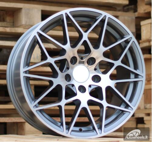 Ratlankis R18x9.5  5X120  ET  40  72.6  B5167  Grey Polished+Powder Coating (MGPC)  For BMW  (P+K4)  ()