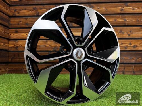 Ratlankis R16x6.5  5X114.3  ET  41  66.1  B5168  Black Polished (MB)  For RENAU  (K2)