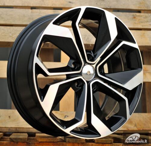 Ratlankis R17x7  5X114.3  ET  45  66.1  B5168  Black Polished (MB)  For RENAU  (D3)