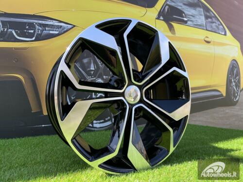 Ratlankis R17x7  5X114.3  ET  45  66.1  B5168  Black Polished (MB)  For RENAU  (D3)
