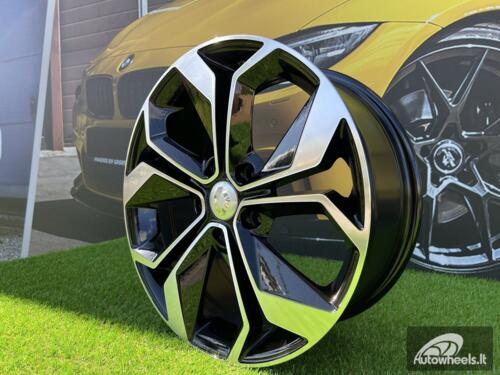 Ratlankis R17x7  5X114.3  ET  45  66.1  B5168  Black Polished (MB)  For RENAU  (D3)
