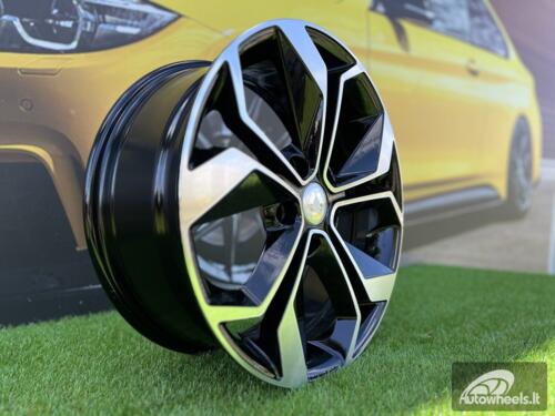 Ratlankis R17x7  5X114.3  ET  45  66.1  B5168  Black Polished (MB)  For RENAU  (D3)