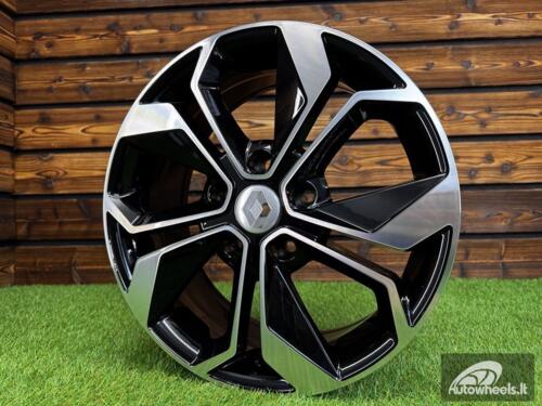 Ratlankis R17x7  5X114.3  ET  45  66.1  B5168  Black Polished (MB)  For RENAU  (D3+K2)