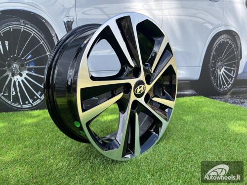 Ratlankis R16x6.5  5X114.3  ET  45  67.1  B5210  Black Polished (MB)  For HYUND  (D1)