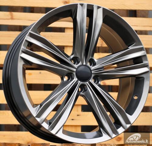 Ratlankis R18x8  5X112  ET  41  57.1  B5293  Hyper Black (HB)  For VW  (K2+P)