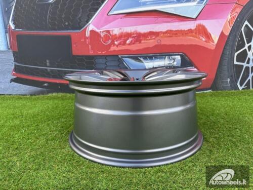 Ratlankis R18x8  5X112  ET  41  57.1  B5293  Hyper Black (HB)  For VW  (K2+P)