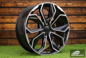 Ratlankis R16x6.5  4X100  ET  40  60.1  B5296  Black Polished (MB)  For RENAU  (P2+R+Z7)