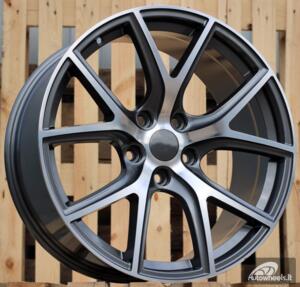 Ratlankis R20x9  5X127  ET  35  71.5  B5315  (BY1317)  Grey Polished (MG)  For JEEP  (Z1)