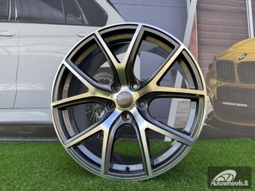Ratlankis R20x9  5X127  ET  35  71.5  B5315  (BY1317)  Grey Polished (MG)  For JEEP  (Z2)
