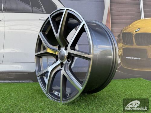 Ratlankis R20x9  5X127  ET  35  71.5  B5315  (BY1317)  Grey Polished (MG)  For JEEP  (Z6+M)