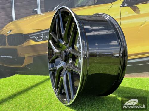 Ratlankis R23x10  5X130  ET  33  84.1  B5318  (A7102B)  Black+Polished Lip (BLPL)  For MER  (P)  (G Class)