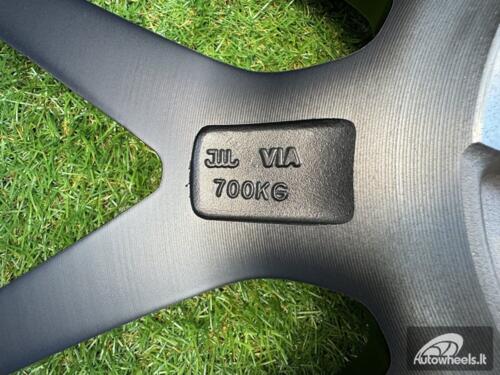 Ratlankis R21x9.5  5X112  ET  40  66.6  B5318  Black Half Matt+Polished Lip (BLHMPL)  For MER  (P2+P)  (Rear+Front)