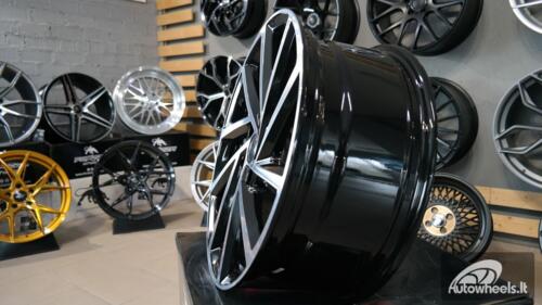 Ratlankis R18x7.5  5X112  ET  45  57.1  B5329  (BY1420/VW405)  Black Polished (MB)  For VW  (P2+Z2+Z1)